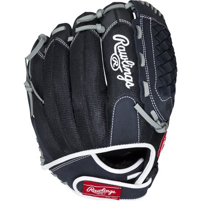Guantone Da Baseball Rawlings RSB 14 Pollici – Pelle, Lanciatore Destro – Nero/Grigio – NUOVO